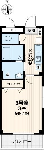 セブンアベニュー江北の間取り画像