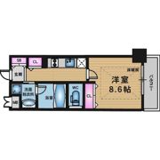 エスリード長堀タワーの間取り画像