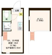 ハーモニーテラス南町の間取り画像