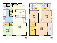 大津町引水3号貸家の間取り画像
