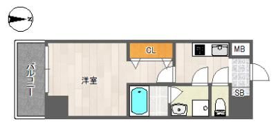 レクシア京橋DUOの間取り画像