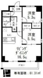 フォレスタ阿由知の間取り画像