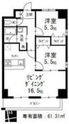 フォレスタ阿由知の間取り画像