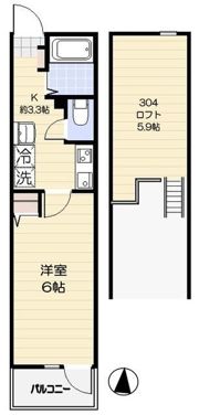 コンホーム北与野の間取り画像