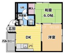 ハイツ梅町の間取り画像