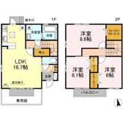 レジデンス 太田 C棟の間取り画像