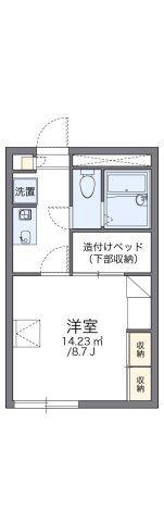 レオパレスななかまどの間取り画像