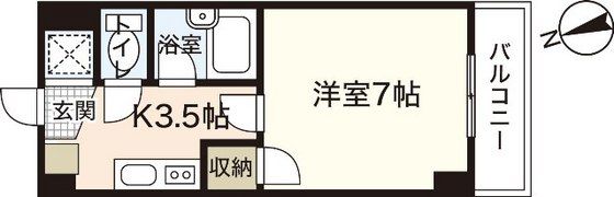 メイユール広兼の間取り画像