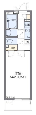 クレイノエスビレッジの間取り画像