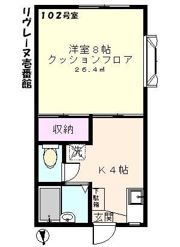 リヴレーヌ壱番館の間取り画像