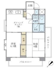ニューハイツ練馬の間取り画像