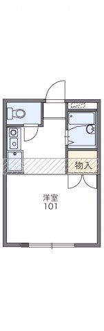 レオパレス秋桜の間取り画像