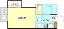 ハイツハピネスの間取り画像