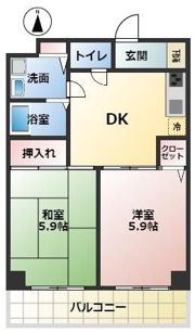 サンブルグ通町の間取り画像