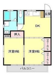 長井ハイツの間取り画像