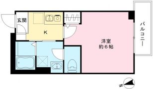 フェリーチェ東高円寺Dの間取り画像