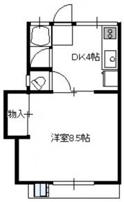 コーポ柳庵B棟の間取り画像