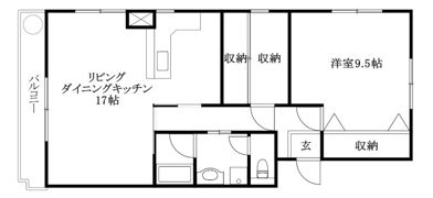 シャトレ道後の間取り画像