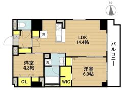 PEACE戸田の間取り画像