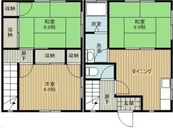 メゾネット田坂の間取り画像