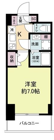 セレニテ難波リアンの間取り画像