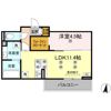 クランツ北井門Cの間取り画像