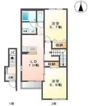 アヴァンティ南元丁の間取り画像