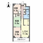 コスモス府中の間取り画像