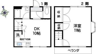 ハイツ・エムの間取り画像