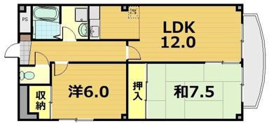 マンショングレースの間取り画像