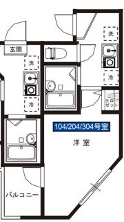 メルディア南千住6丁目Ⅷの間取り画像