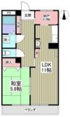 パークサイド篠崎の間取り画像