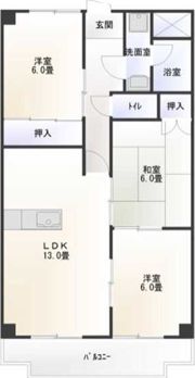 ラモール苗代の間取り画像