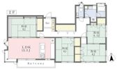 （仮）三原1丁目長屋の間取り画像