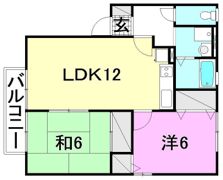 フェアコート久米2の間取り画像
