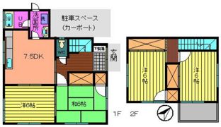 船本貸家 3号棟の間取り画像