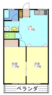 エスペラントコーポの間取り画像