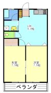 エスペラントコーポの間取り画像