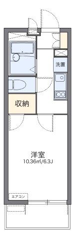 レオパレスカートンの間取り画像
