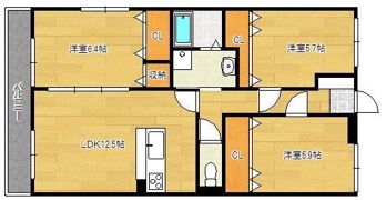 リトルフォレスト守恒の間取り画像