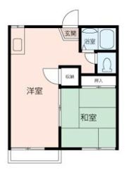 コーポ日野の間取り画像