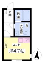 Beams蒔田 チェリーハイムの間取り画像