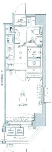グランフォース横浜関内の間取り画像