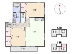 エレックBの間取り画像