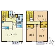 ほたるの里槇Bの間取り画像