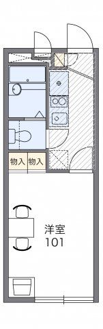 レオパレスグリーンパークの間取り画像