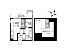 ハーミットクラブハウス横浜松ヶ丘の間取り画像