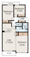 キャピタルマンション志木の間取り画像