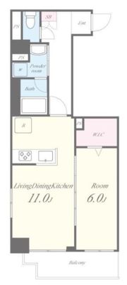 メイプル アンジュの間取り画像