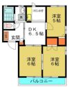 コンフォーレ上中居の間取り画像
